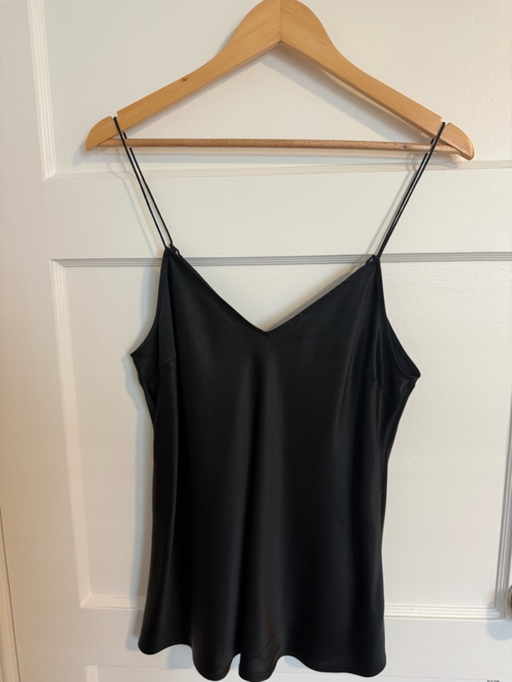 PAIGE Black Silk Camisole